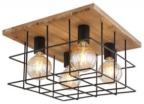 Globo 15530-4D - Mennyezeti lámpa MERRIL 4xE27/60W/230V