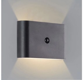 Brilliant XINO LED/3W/5V IP44 kültéri töltős fali lámpa szenzorral