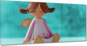 Vászonkép 180x90 Angyalka Rózsaszín ruha