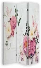 Gario Paraván Rózsaszín virágok Méret: 110 x 170 cm, Kivitelezés: Klasszikus paraván