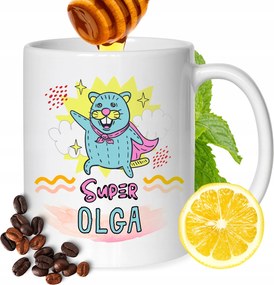 Bögre Olga Barátnő Feleség Barátnő Ajándék Nyomtatott Fehér 330ml