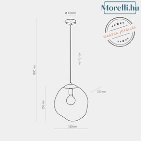 Függeszték Amber SOL TK LIGHTING 4261