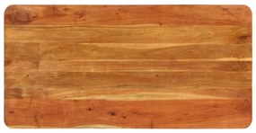 tömör akácfa étkezőasztal 110 x 55 x 76 cm