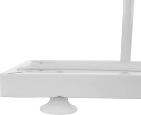 Fém állvány a virágokra, fehér, BAMIR TYP 2