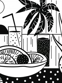 Poszter 15x20cm Trópusi játék