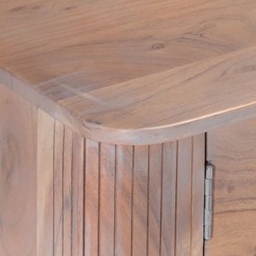 tömör akácfa TV-szekrény 118 x 30 x 40 cm