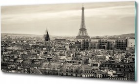 Fotó kép edzett üveg Fa móló 125x50