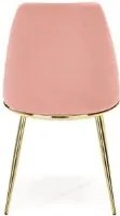 K-460 étkezőszék rózsaszín arany