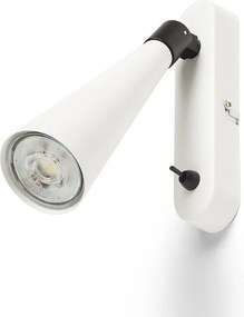 RENDL ALEXIS nástěnná bílá/černá 230V LED GU10 5W