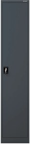 ALEX H2200 antracit kulccsal zárható irattartó szekrény 450 x 2200 x 400 mm