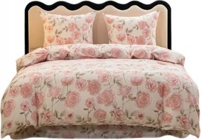 Ágynemű garnitúra 140x200 Pamut szatén 70x80 párnahuzat Puha Mintás