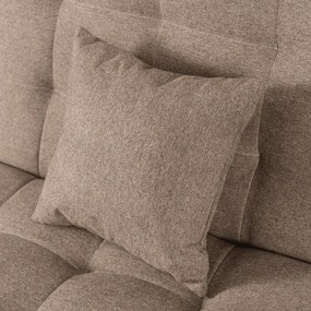 2 db-os szett, ágyazható kanapé barna színben NEPAL