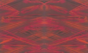 Piros Tapéta Absztrakt Vinyl Mintával 10,05 m x 106,00 cm