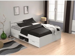 Ágykeret, 140x200, fehér, MICHIGAN