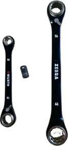 3 részes würth zebra dupla csillagkulcs black változat irányváltóval 8 méret a 2 -ben