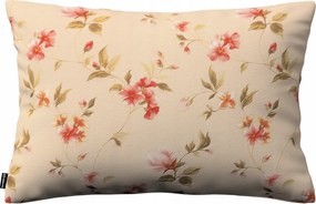 Párnahuzat 47x28 virágos, krémszínű alapon