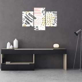 Kép - Absztrakt stroke-ok (90x60 cm)