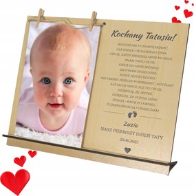 Keret Ajándék Apák első napjára Gravírozás Apának Ajándék szobor