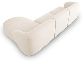 Krémszínű sarokkanapé (jobb oldali) Shane – Micadoni Home