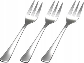 Livarno home Desszertvilla süteményekhez, fényes Acél 3 db (29/G-705)