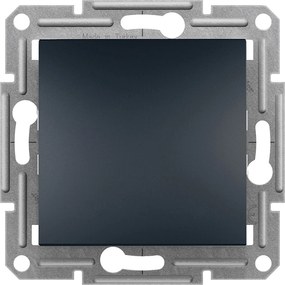 Kapcsoló Egykeresztes kapcsoló keret nélkül Antracit Schneider Asfora