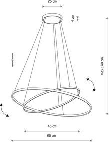 Függeszték CIRCOLO LED