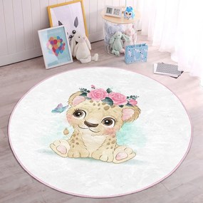 Fehér gyerek szőnyeg ø 120 cm Comfort – Mila Home