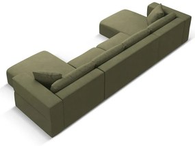 Világoszöld sarokkanapé ("U" alakú) Esther – Milo Casa