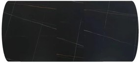 Vector bővíthető étkezőasztal fekete 180-220cm