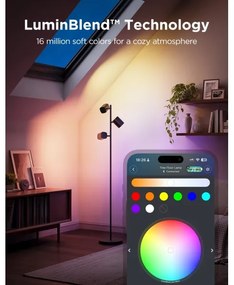 Govee - LED RGBICWW Fényerőszabályozható állólámpa TREE MATTER LED/48W/230V Wi-Fi