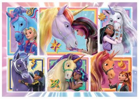 Unikornis Akadémia Friendship 104 db-os Super puzzle Clementoni