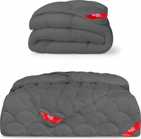 Egész Éves Antiallergén Paplan 160X220 Szürke Lengyel Meleg 4 Évszakos