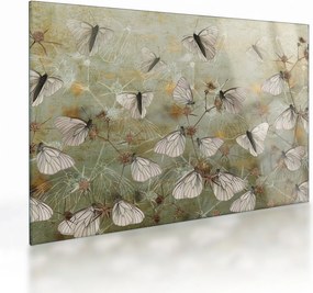 Kép - szüret lepkék (üvegen) (70x50 cm)