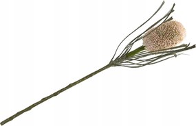 Művirág Banksia 72 cm púderrózsaszín