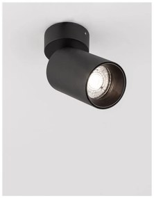 Nova Luce TOD fali lámpa, billenthető lámpafejjel, fekete, GU10 foglalattal, max. 1x10W, 9011312
