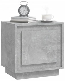 betonszürke szerelt fa éjjeliszekrény 44 x 35 x 45 cm