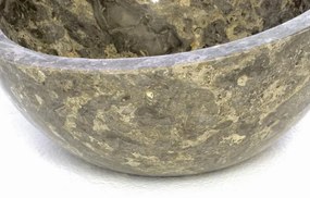 DIVERO Mosdókagyló természetes kőből