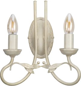 Elstead Lighting OLIVIA OV2-IVORY-GOLD Fali lámpa 2x60W/E14