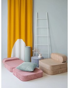Rózsaszín kordbársony gyerek fotel Flip – Wigiwama