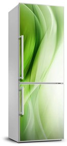Dekor matrica hűtőre Zöld hullámok háttér FridgeStick-70x190-f-84906654