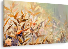 Kép - Festett növények (90x60 cm)