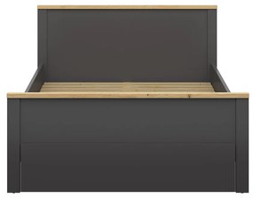 Franciaágy 140 cm Hesen LOZ1S/140 (grafit + artisan tölgy). 1062511