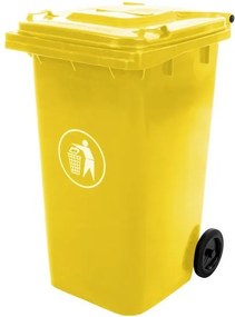 Hulladéktároló 240L sárga