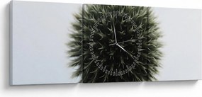 Egy viráglabda képe (órával) (90x30 cm)