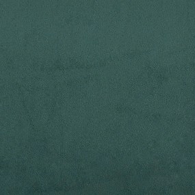 sötétzöld bársony ágykeret matrac nélkül 180x200 cm