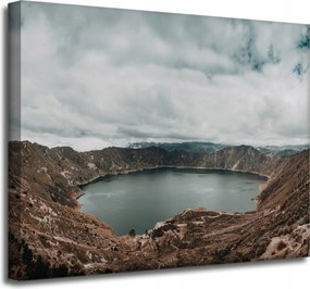 Vászonkép Természet Tó a hegyekben 50x40 cm