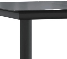 vidaXL 3 részes bézs polyrattan bisztrógarnitúra párnával
