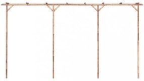 Bambusz pergola 385 x 40 x 205 cm