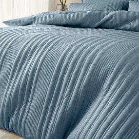 Kék kétszemélyes ágyneműhuzat 200x200 cm Tamba Stripe – Pineapple Elephant