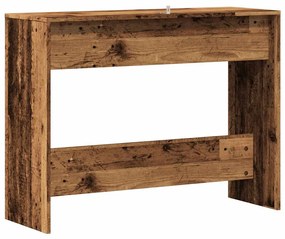szürke sonoma szerelt fa tálalóasztal 100x35x76,5 cm